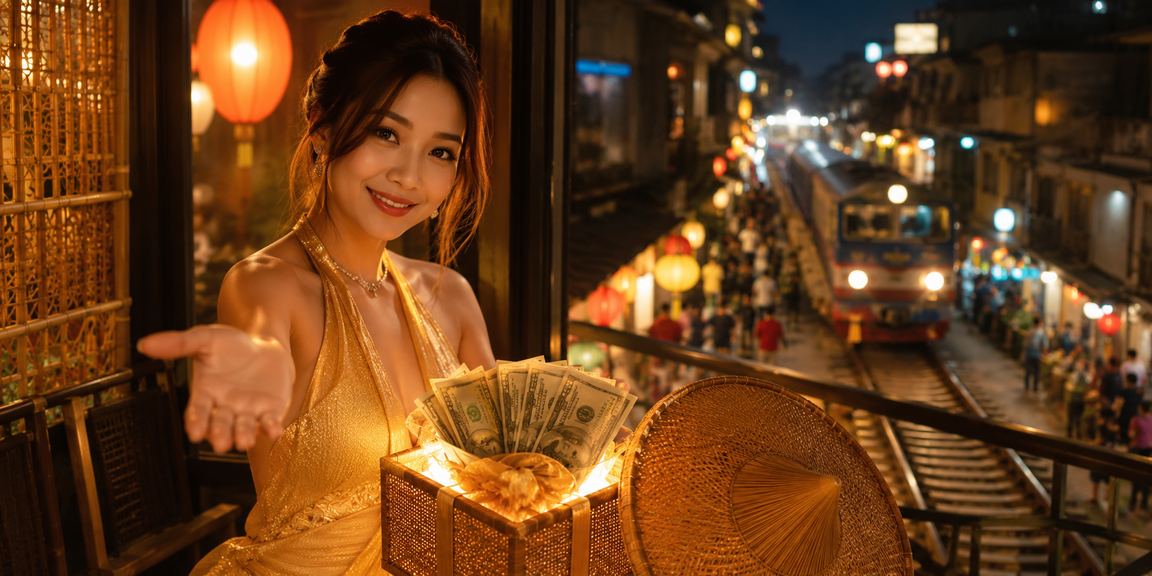 Người dùng tại Hà Nội tham gia trải nghiệm cá cược casino trực tuyến với hình ảnh nón lá truyền thống Việt Nam