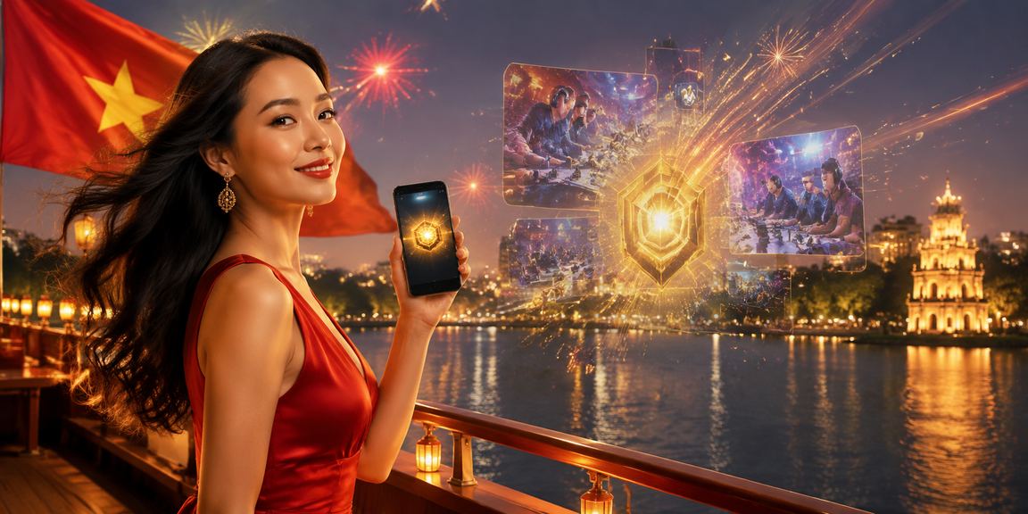 Người hâm mộ esports tại Hà Nội tham gia lễ hội cá cược và thực hiện giao dịch tài chính nhanh trên điện thoại