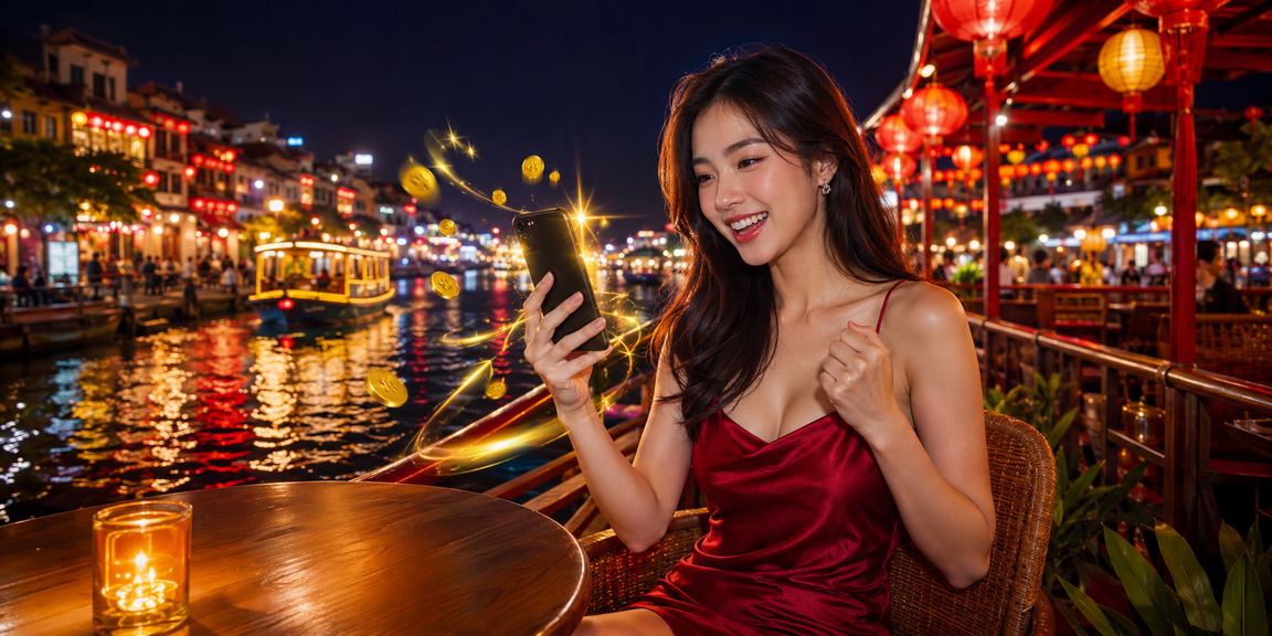 Người dùng tại Hà Nội truy cập nền tảng casino 687 trên điện thoại di động bên tách cà phê buổi sáng